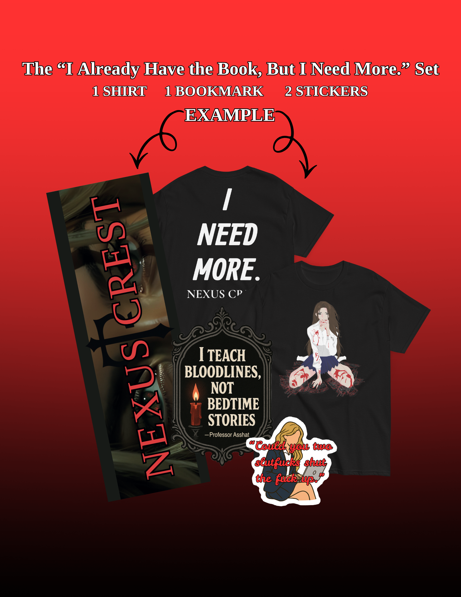 The “I Already Have the Book, But I Need More.” Set