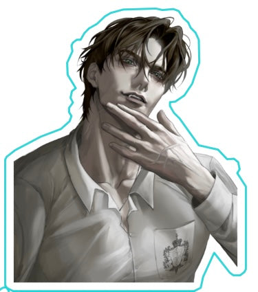 Michael Malec Anime Portrait Sticker