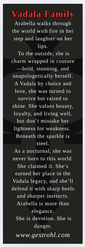 Arabella Vadala Bookmark