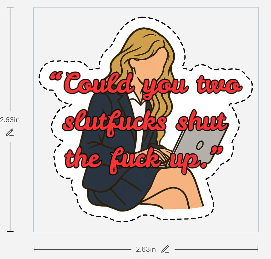 Slutfuck Sticker