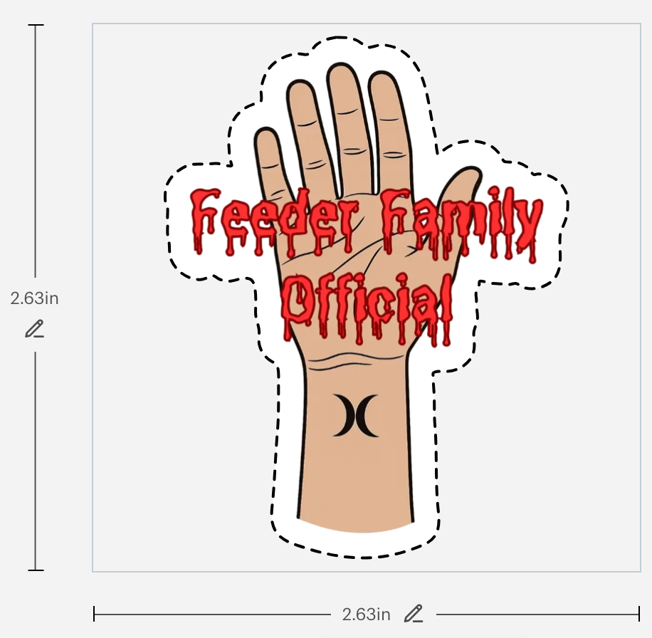 Feeder Family Sticker