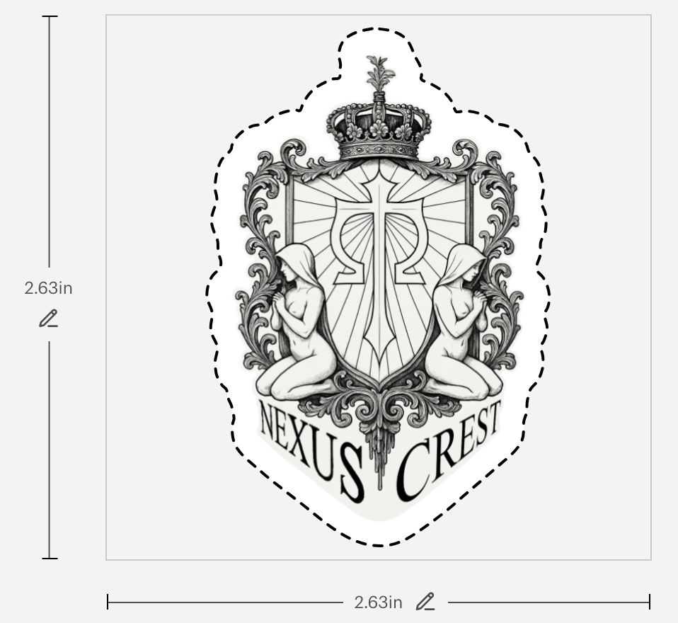 Nexus Crest University Crest Sticker