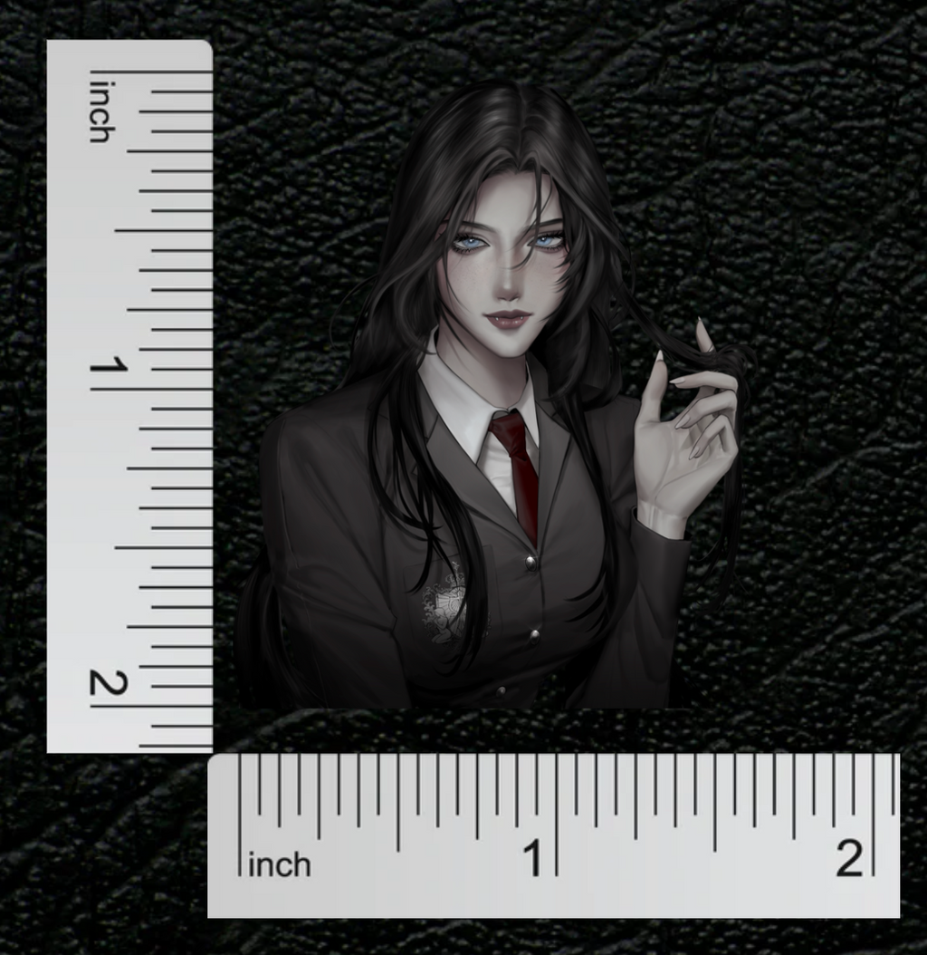 Gabrielle Vadala Anime Portrait Sticker