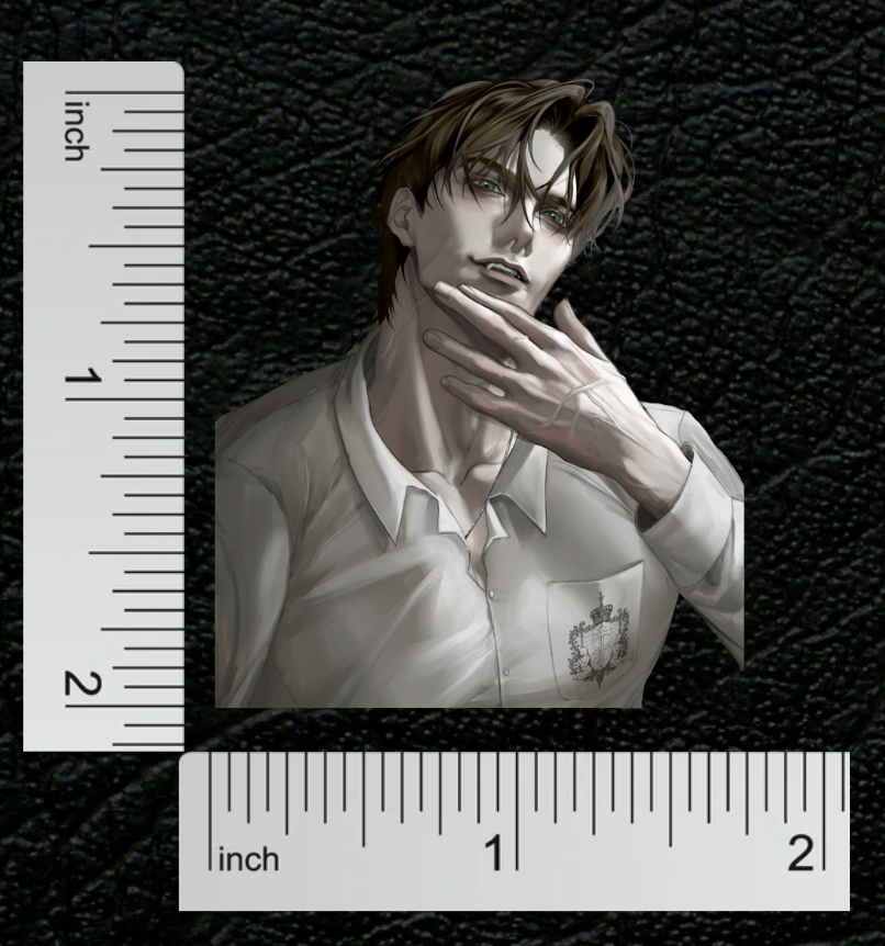 Michael Malec Anime Portrait Sticker