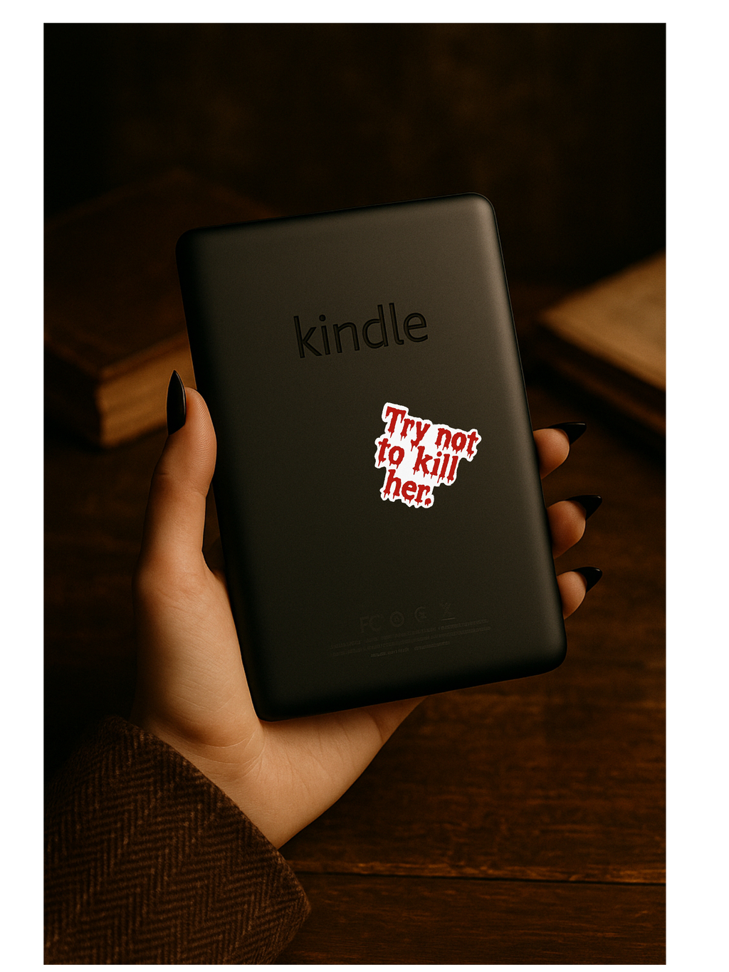 "Try not to kill her." - Sticker